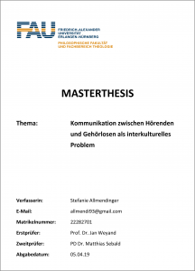 Masterarbeit Stefanie Allmendinger